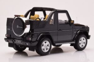 Mercedes G500 W463 Kabriolet Obsidian Črn Otto 1:18 OT1040 Smola – slika 2 od 6