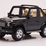 Mercedes G500 W463 Kabriolet Obsidian Črn Otto 1:18