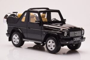 Mercedes G500 W463 Kabriolet Obsidian Črn Otto 1:18 OT1040 Smola – slika 4 od 6