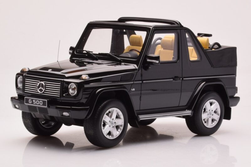 Mercedes G500 W463 Kabriolet Obsidian Črn Otto 1:18