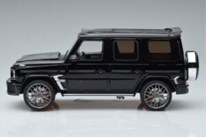 Mercedes G63 Brabus 700 Widestar W463 Biserno Črna GT Spirit 1:18 KJ040 Smola – slika 3 od 6