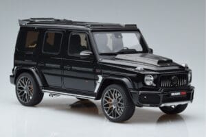 Mercedes G63 Brabus 700 Widestar W463 Biserno Črna GT Spirit 1:18 KJ040 Smola – slika 4 od 6