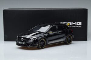 Mercedes AMG GLA45 X156 Rumen Night Edition GT Spirit 1:18 B66960469 Smola – slika 6 od 6