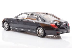 Mercedes Maybach S-Class W222 Brabus 900 Obsidian Črn Almost Real 1:18 860102 Kovina – slika 7 od 8