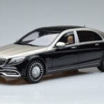 Mercedes Maybach S600 W222 Črn Srebrn GT Spirit 1:18 GT237 Smola