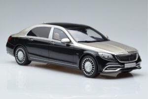 Mercedes Maybach S600 W222 Črn Srebrn GT Spirit 1:18 GT237 Smola – slika 4 od 6
