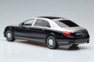 Mercedes Maybach S600 W222 Črn Srebrn GT Spirit 1:18 GT237 Smola – slika 5 od 6