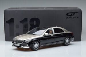 Mercedes Maybach S600 W222 Črn Srebrn GT Spirit 1:18 GT237 Smola – slika 6 od 6