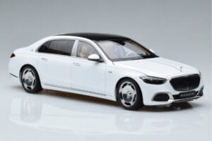Mercedes Maybach S600 W222 V12 Biturbo Diamond Bel Almost Real 1:18 820116 Kovina – slika 6 od 11