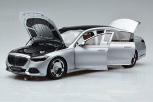 Mercedes Maybach S600 W222 V12 Biturbo Hightech Srebrna Almost Real 1:18 820118 Kovina – slika 2 od 12