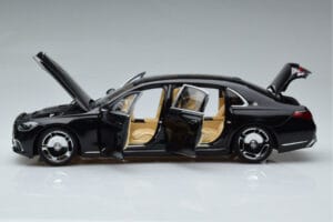 Mercedes Maybach S600 W222 V12 Biturbo Obsidian Črn Almost Real 1:18 820115 Kovina – slika 4 od 11