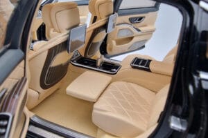 Mercedes Maybach S600 W222 V12 Biturbo Obsidian Črn Almost Real 1:18 820115 Kovina – slika 9 od 11