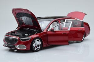 Mercedes Maybach S600 W222 V12 Biturbo Patagonia Rdeč Almost Real 1:18 820119 Kovina – slika 2 od 10