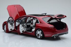 Mercedes Maybach S600 W222 V12 Biturbo Patagonia Rdeč Almost Real 1:18 820119 Kovina – slika 5 od 10