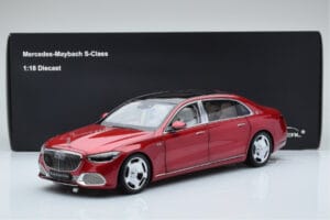 Mercedes Maybach S600 W222 V12 Biturbo Patagonia Rdeč Almost Real 1:18 820119 Kovina – slika 10 od 10