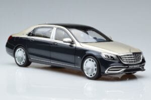 Mercedes Maybach S650 X222 Srebrno Modra Norev 1:18 B66960615 Kovina – slika 5 od 7