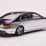 Mercedes Maybach S680 W223 Nautical Moder Cirrus Srebrn Almost Real 1:18 820125 - image 3 of 8