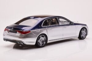 Mercedes Maybach S680 W223 Nautical Moder Cirrus Srebrn Almost Real 1:18 820125 Kovina – slika 3 od 8