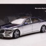 Mercedes Maybach S680 W223 Nautical Moder Cirrus Srebrn Almost Real 1:18 820125 - image 8 of 8