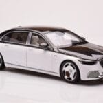 Mercedes Maybach S680 W223 Obsidian Črn Diamond Bel Almost Real 1:18 820121 - image 5 of 7