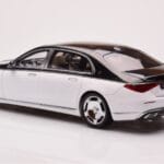 Mercedes Maybach S680 W223 Obsidian Črn Diamond Bel Almost Real 1:18 820121 - image 6 of 7