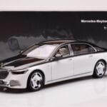 Mercedes Maybach S680 W223 Obsidian Črn Diamond Bel Almost Real 1:18 820121 - image 7 of 7