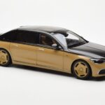 Mercedes Maybach S680 W223 Obsidian Črn Sand Almost Real 1:18 - image 5 of 7