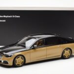 Mercedes Maybach S680 W223 Obsidian Črn Sand Almost Real 1:18 - image 7 of 7