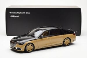 Mercedes Maybach S680 W223 Obsidian Črn Sand Almost Real 1:18 820124 Kovina – slika 7 od 7