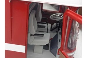 Mercedes O317 Porsche Transporter Rdeč CMR 1:18 CMR149 Kovina – slika 11 od 12