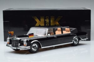 Mercedes 600 Pullman W100 Landaulet Queen Elizabeth II KK-Scale 1:18 KKDC181185 Kovina – slika 6 od 6