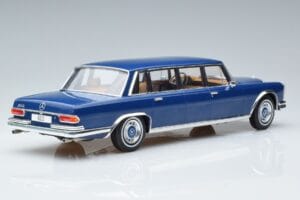 Mercedes S-Class 600 W100 LWB Pullman Temno Moder MCG 1:18 MCG18189 Kovina – slika 2 od 6