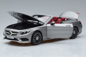Mercedes S-Class A217 Kabriolet Siv Norev 1:18 B66960355 Kovina – slika 2 od 8
