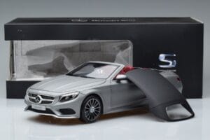 Mercedes S-Class A217 Kabriolet Siv Norev 1:18 B66960355 Kovina – slika 8 od 8