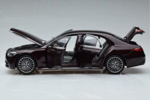 Mercedes S-Class W223 AMG Line Rdeč Norev 1:18 183804 Kovina – slika 4 od 8