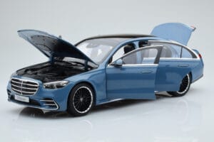 Mercedes S-Class W223 Vintage Modra Norev 1:18 B66960828 Kovina – slika 2 od 7