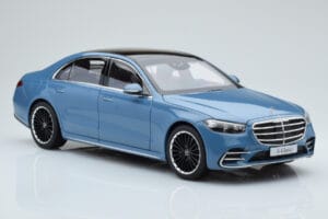 Mercedes S-Class W223 Vintage Modra Norev 1:18 B66960828 Kovina – slika 5 od 7