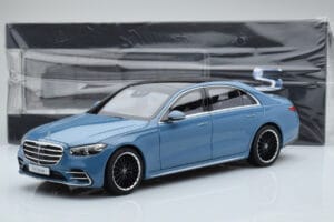 Mercedes S-Class W223 Vintage Modra Norev 1:18 B66960828 Kovina – slika 7 od 7