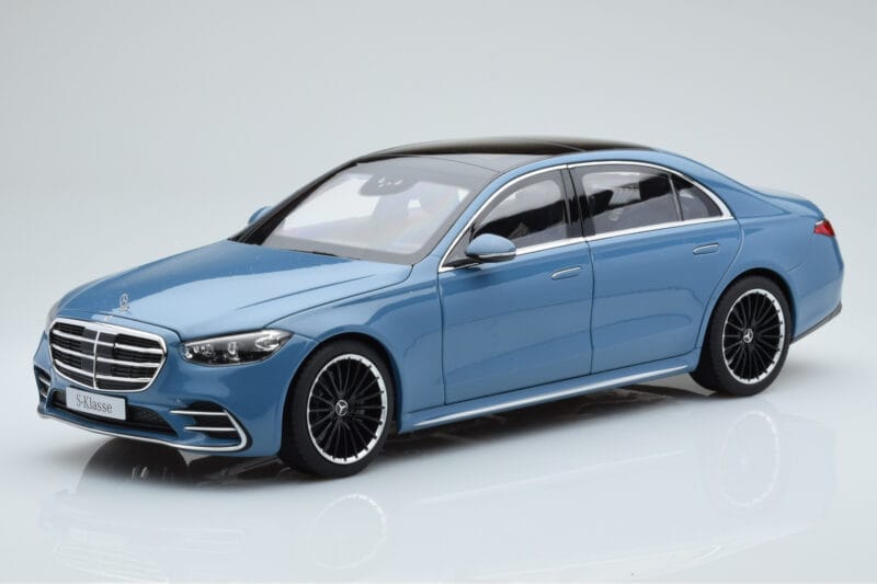 Mercedes S-Class W223 Vintage Modra Norev 1:18