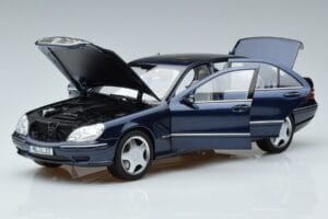Mercedes S55 AMG W220 Moder Norev 1:18 183817 Kovina – slika 2 od 7