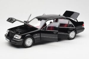 Mercedes S600 W140 Črn Norev 1:18 183722 Kovina – slika 2 od 8