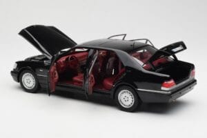 Mercedes S600 W140 Črn Norev 1:18 183722 Kovina – slika 5 od 8