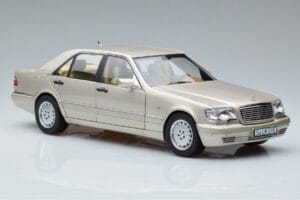 Mercedes S600 W140 Srebrna Norev 1:18 183723 Kovina – slika 5 od 7