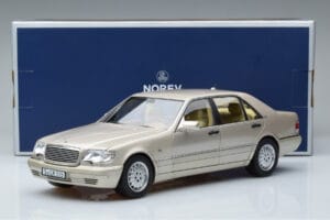 Mercedes S600 W140 Srebrna Norev 1:18 183723 Kovina – slika 7 od 7