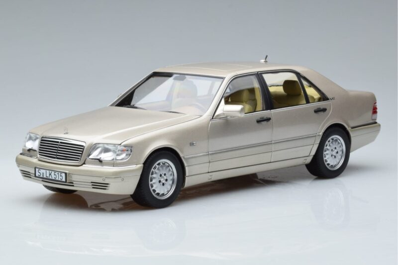 Mercedes S600 W140 Srebrna Norev 1:18 183723 Kovina
