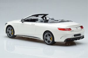 Mercedes AMG S63 A217 Kabriolet Diamond Bel GT Spirit 1:18 B66965712 Smola – slika 5 od 6