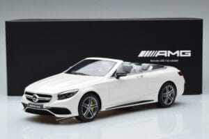 Mercedes AMG S63 A217 Kabriolet Diamond Bel GT Spirit 1:18 B66965712 Smola – slika 6 od 6