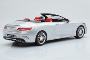 Mercedes AMG S65 A217 Kabriolet Srebrn GT Spirit 1:18 GT764 Smola – slika 2 od 6