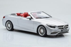 Mercedes AMG S65 A217 Kabriolet Srebrn GT Spirit 1:18 GT764 Smola – slika 4 od 6