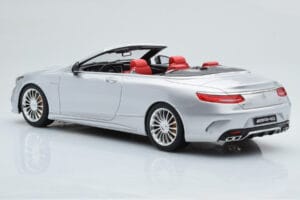 Mercedes AMG S65 A217 Kabriolet Srebrn GT Spirit 1:18 GT764 Smola – slika 5 od 6